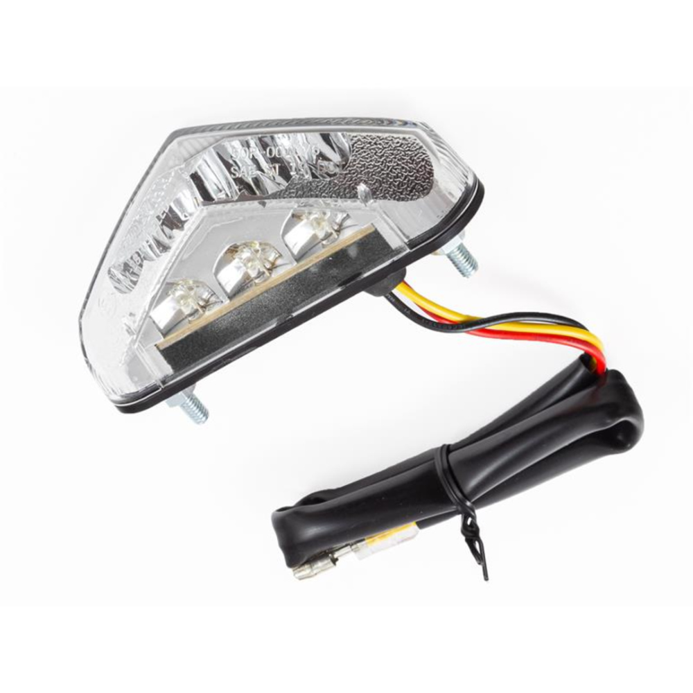 IBEX-Zieger LED-Rücklicht klar Brisk2 mit Kennzeichenbeleuchtung E-geprü