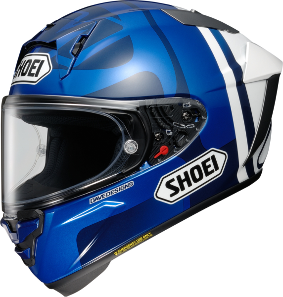 Shoei Integralhelm X-Spirit Pro AM73 TC-2 blau-weiss-schwarz