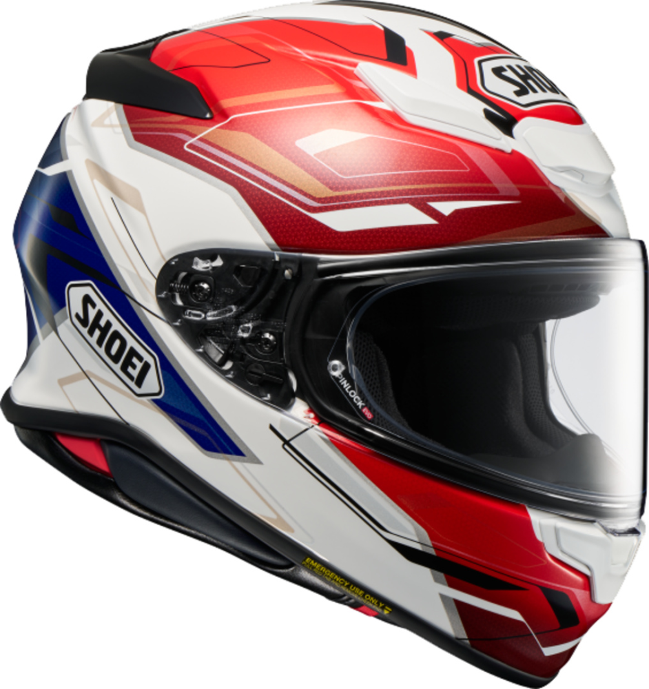 Shoei Integralhelm NXR2 Capriccio TC-10, rot-weiss-blau